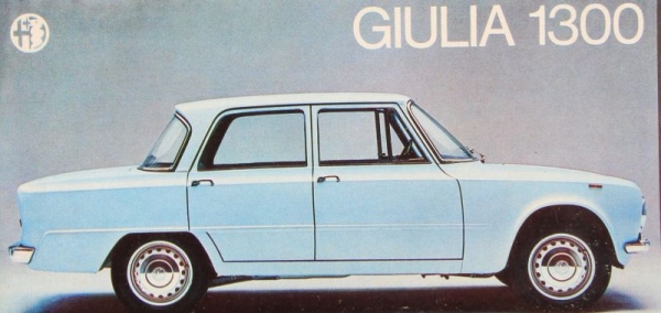 Alfa Romeo Giulia 1300 Modelprogram 1962 Carbrochure (1507)